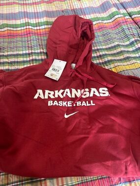 Nike Red Arkansas Basketball Hoodie